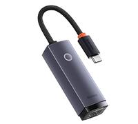Carte adaptateur Internet réseau Baseus WKQX000313 Lite USB-C vers RJ45 100 Mbps gris - Neuf