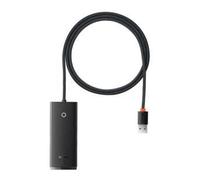 Baseus WKQX030201 hub & concentrateur USB 3.2 Gen 1 (3.1 Gen 1) Type-A Noir