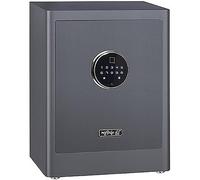 Basi 2020-0001-1200 mySafe Premium 450 Coffre-fort à poser avec serrure à combinaison, serrure à empreinte digitale gris