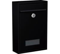 Basi 2170-1200 BK 100M Boîte aux lettres acier noir mat avec serrure à clé