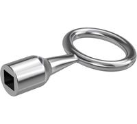 Basi 301V-10 Clé forée argent