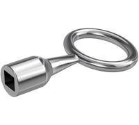 Basi 301V-10 Clé forée argent