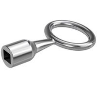 Basi 301V-8 Clé forée argent