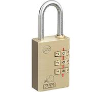 Basi 6220-2000 Cadenas 21 mm laiton avec serrure à combinaison
