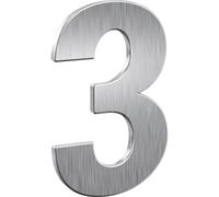Basi 7300-0003 Plaque de numéro de maison acier inoxydable