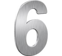 Basi 7300-0006 Plaque de numéro de maison acier inoxydable