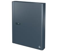BASI Armoire à clés avec code numérique - Disponible en 6 tailles 20/28/48/80/104/204 crochets - Armoire à clés avec combinaison à 3 chiffres librement réglable - Anthracite mat