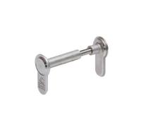 Basi BZV100 Cylindre obturateur variable avec serrure à encastrer, argenté