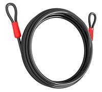 BASI | Câble à boucle universel | Câble en acier tressé avec œillets | Gaine en vinyle | 5 m | Antivol pour meubles de jardin