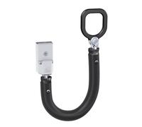 BASI | Chaîne de porte avec protection anti-rayures | avec anneau de recouvrement pour poignée | Chaîne en acier gainée | Sécurité de porte d’entrée et d’appartement | Dispositif antivol