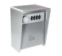 BASI | Coffre à clés avec Serrure à Code | Acier Inoxydable 3 mm | Code à 4 Chiffres réglable | Boîte à clés pour intérieur et extérieur | Coffre à clés résistant aux intempéries