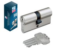 BASI | Cylindre court profilé V50 27/27 mm | Fermeture différente | Cylindre profilé | Cylindre de serrure pour portes d'entrée de maison | Serrure à cylindre avec 3 clés