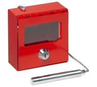 Basi NK215H Boîte d'urgence pour clé de cabinet d'incendie avec briseur de verre