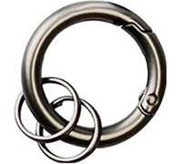 Basi Porte-clé 0006-0156 4026434178845 gris (mat), noir 10 pc(s)