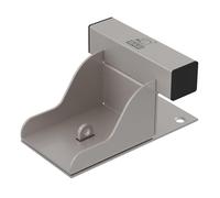 BASI Sécurité supplémentaire pour portail - Sécurité de porte de garage pour un ancrage fixe au sol - Verrouillage de porte de garage en acier - Pour cadenas