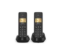 BASIC 100 DUO Téléphone analog/dect Identification de l'appelant Noir