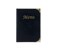 Securit Carte menu A5 Basic – 4 inserts fixes (présente 8 pages A5)