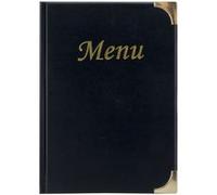 Basic A5 Carte Menu, 4 inserts fixes (présente 8 pages A5) Securit