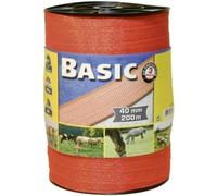 Basic ande de Saule, 200 m 40 mm, orange, 12 x 0,16 Niro