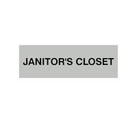 Basic Armoire de Concierge de porte/panneau mural 3" x 9" - Large Lt gray.