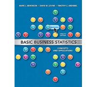 Basic Business Statistics: Concepts And Applications