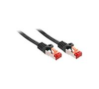 Basic - Cordon de raccordement - RJ-45 (M) pour RJ-45 (M) - 2 m - SFTP, PiMF - CAT 6 - moulé, sans crochet, bloqué - noir