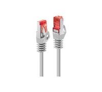 Basic - Cordon de raccordement - RJ-45 (M) pour RJ-45 (M) - 30 cm - SFTP, PiMF - CAT 6 - moulé, sans crochet, bloqué - gris clair