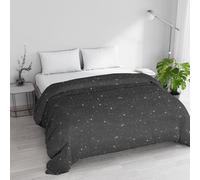 Basic Couette d’Hiver, rembourré, Made in Italy, Stars Grigio, 250x245cm