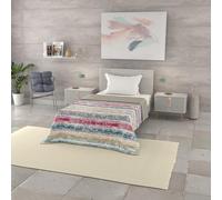 Basic Couette d'été en Microfibre imprimée, Love Lines, 160x240cm