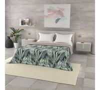 Basic Couette d'été en Microfibre imprimée, Tropical, 250x240cm