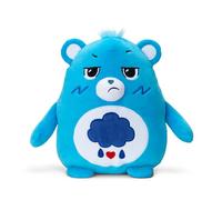 Basic Fun Care Bears Grumpy Bear 25 cm Peluche Squishes - Ours Doux et sensoriel pour Enfants dès 4 Ans, Jouet câlin à Collectionner avec Texture Moelleuse