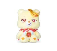 Basic Fun Care Bears - Peluche Kindness Keepers de 35 cm - Ours Funshine - Peluche écologique avec expression mignonne et badge au ventre - Peluche à collectionner pour enfants et fans