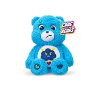 Basic Fun Care Bears Peluche moyenne 35 cm - Ours grincheux Collection Cosy - Jouet super doux et écologique avec badge pour le ventre - Collection câlin pour enfants et fans