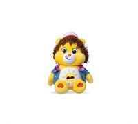 Basic Fun Care Bears x Stranger Things Funshine Bear en Dustin - Peluche 22 cm - Édition Limitée - Cadeau pour Fans de Stranger Things