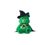 Basic Fun Care Bears x Wicked 22 cm Peluche - Good Luck Bear ALS Elphaba - Peluche Douce à Collectionner de la Collection Care Bears x Wicked