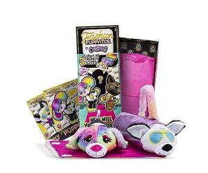 Basic Fun Fashion Puppyitos, Peluches Cutetitos à Collectionner, 39296, Animaux en Peluche surprenants, Peluche de 18 cm, Peluches pour Filles et garçons à partir de 3 Ans