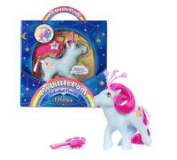 Himmlische Ponys - Polaris, My Little Pony, Basic Fun, 35342, Retro-Pferdespielzeug für Mädchen und Jungen, 40-jähriges Jubiläum weiße Pony-Figur, einschließlich himmlischer Krone und Zubehör, ab 4 Jahren