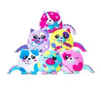 Basic Fun Kawaii Misfittens Chats - 15 cm Doux Jouets de Collection - Jouets en Peluche Adorables dans Un Emballage Surprise - 6 pour Épargner