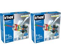 Basic Fun K'Nex Kit de Construction de Jeu Imagine Space Shuttle, 17021, 60 pièces, Jouets de l'espace éducatifs pour Les Enfants, adaptés aux garçons et aux Filles âgés de 5 à 10 Ans. (Lot de 2)
