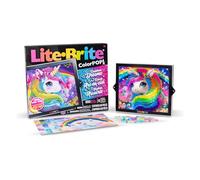 Basic Fun Lite-Brite Colour Pop Rainbow Dreams - Jeu Lumineux créatif Arc-en-Ciel avec Chevilles colorées