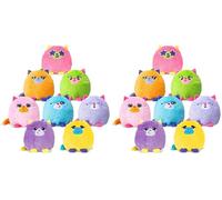 Basic Fun Misfittens Merkitties Fishbowl Wave 1 - Jouet en Peluche Doux et câlin, Idéal pour Les garçons et Les Filles, Adapté aux Tout-Petits, Cadeau Parfait pour Les Enfants de 4 Ans et Plus