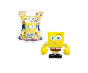 Basic Fun Stretch Armstrong Figurine Bob l'éponge Squarepants - Jouet Bob l'éponge Extensible de 7,5 cm - Jouet de Collection pour Enfants et Fans