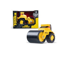 Basic Fun Tonka Steel Classics Titans Steam Roller - Rouleau compresseur Jouet en Acier Robuste