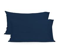 Basic Funda de almohada 50x75 cm (x2) (Cama 150/160) Azul marino