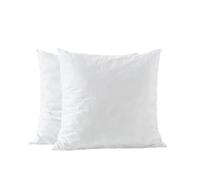 Basic Home 28x28 Euro Pillow Inserts-Shredded Memory Foam Fill-High Density Throw Pillow Inserts with Long Support-Home Couch Hotel Collection-Cotton Fabric-2 Pack