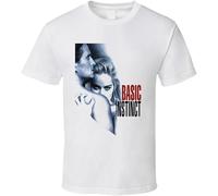 Basic Instinct Retro 90's Sexy Movie T Shirt Manches Courtes(XX-Large)