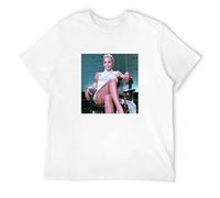 Basic Instinct Sharon Stone The Scene T-Shirt Graphic Top Printed Shirt Short-Sleeve Shirt Mens White L
