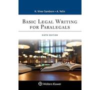 Basic Legal Writing For Paralegals