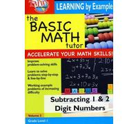 Basic Math Tutor Subtracting 1 & 2 Digit Numbers