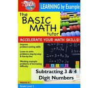 The Basic Math Tutor: Subtracting 3 & 4 Digit Numbers - DVD Zone 1 G